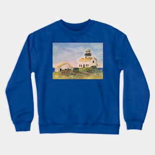 Watercolor lighthouse Crewneck Sweatshirt